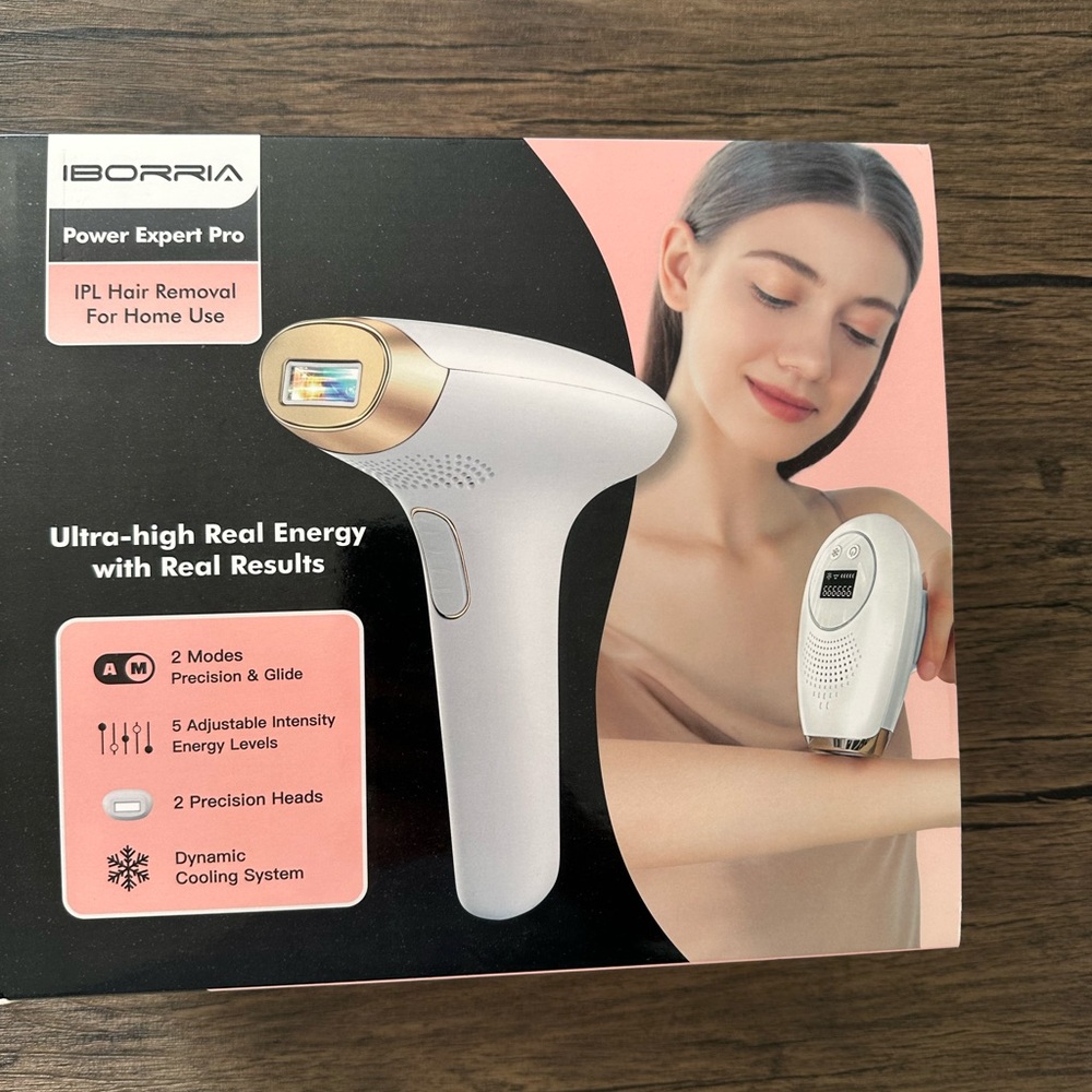 New, never used IPL hair removal system.